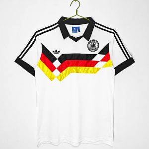 Camisa Alemanha Manga Curta Adidas 1988/89
