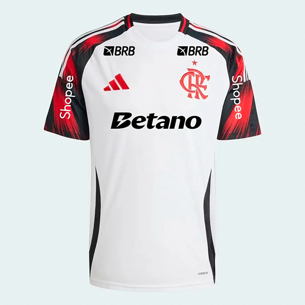 Camisa Flamengo Manga Curta Adidas 2025/2026 s/n Torcedor