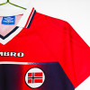 Camisa Noruega Manga Curta Umbro Originals 1997/98