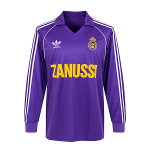 Camisa Real Madrid Manga Longa Adidas 1984/1985 – Retrô