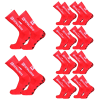 Kit 10 Meias de futebol de Silicone com Aderência